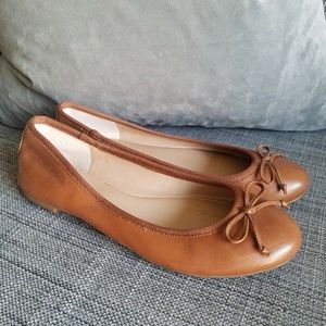 Banana Republic leather ballerina flats
